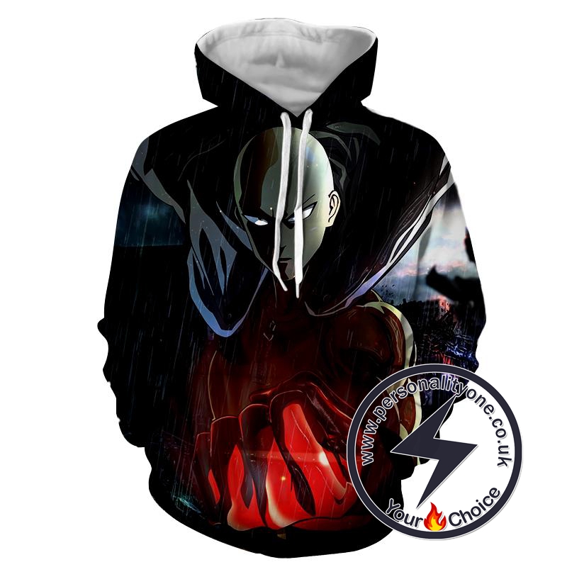 One Punch Man - Saitama 3D - Hoodies